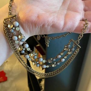 Blue and White Multilayer Necklace